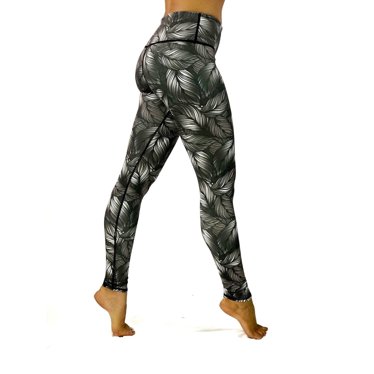 Falling Leaves Eco-Leggings - REVERSIBLE