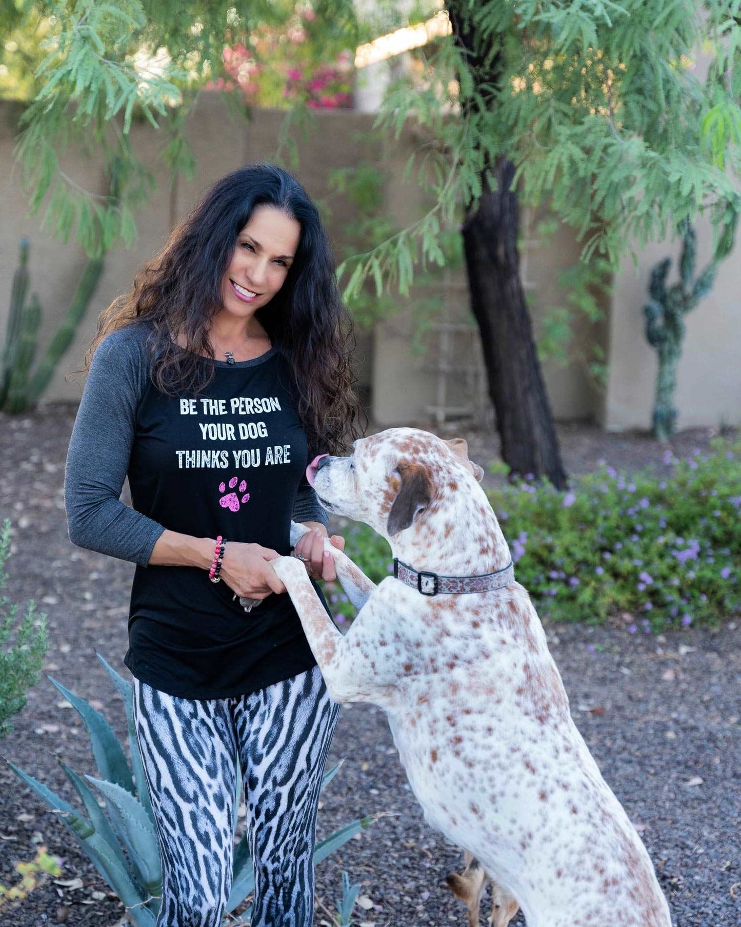 Be the person your dog thinks you are Baseball Tee