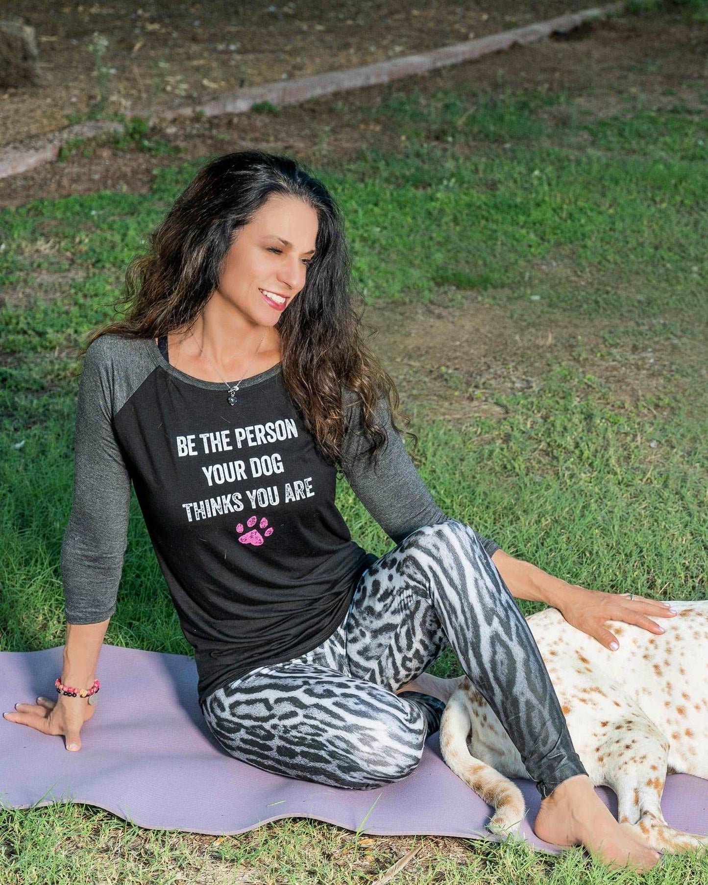 Be the person your dog thinks you are Baseball Tee