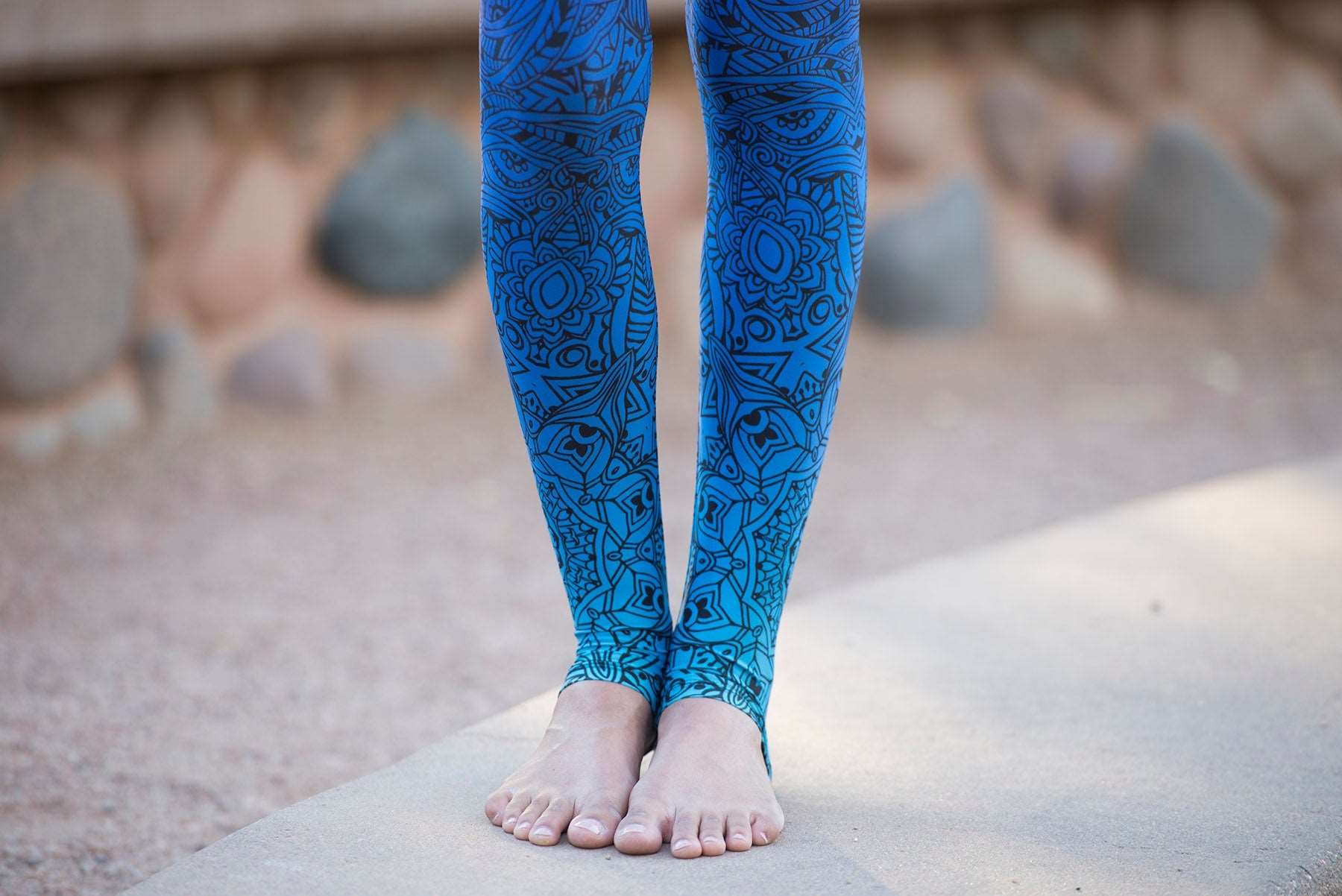 TRI Colored Mandala Eco-Leggings