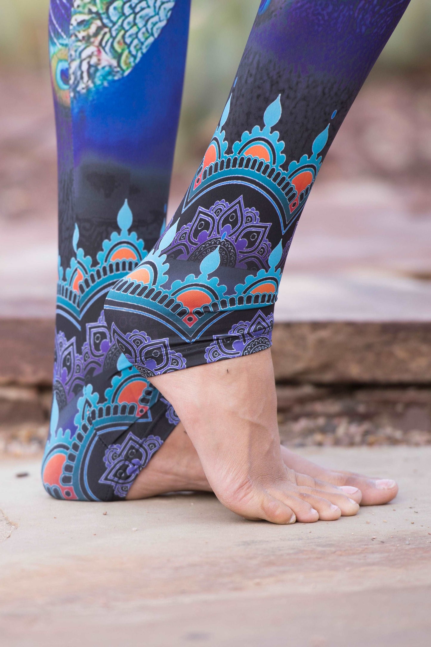 Peacock Leggings Eco-Leggings