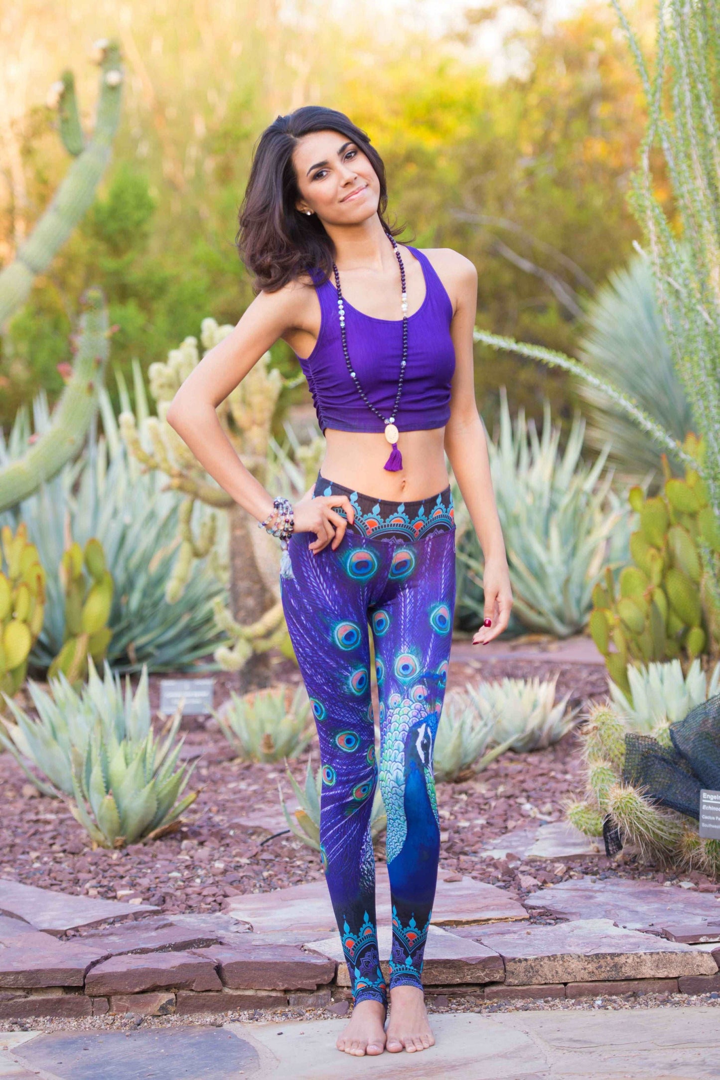 Peacock Leggings Eco-Leggings