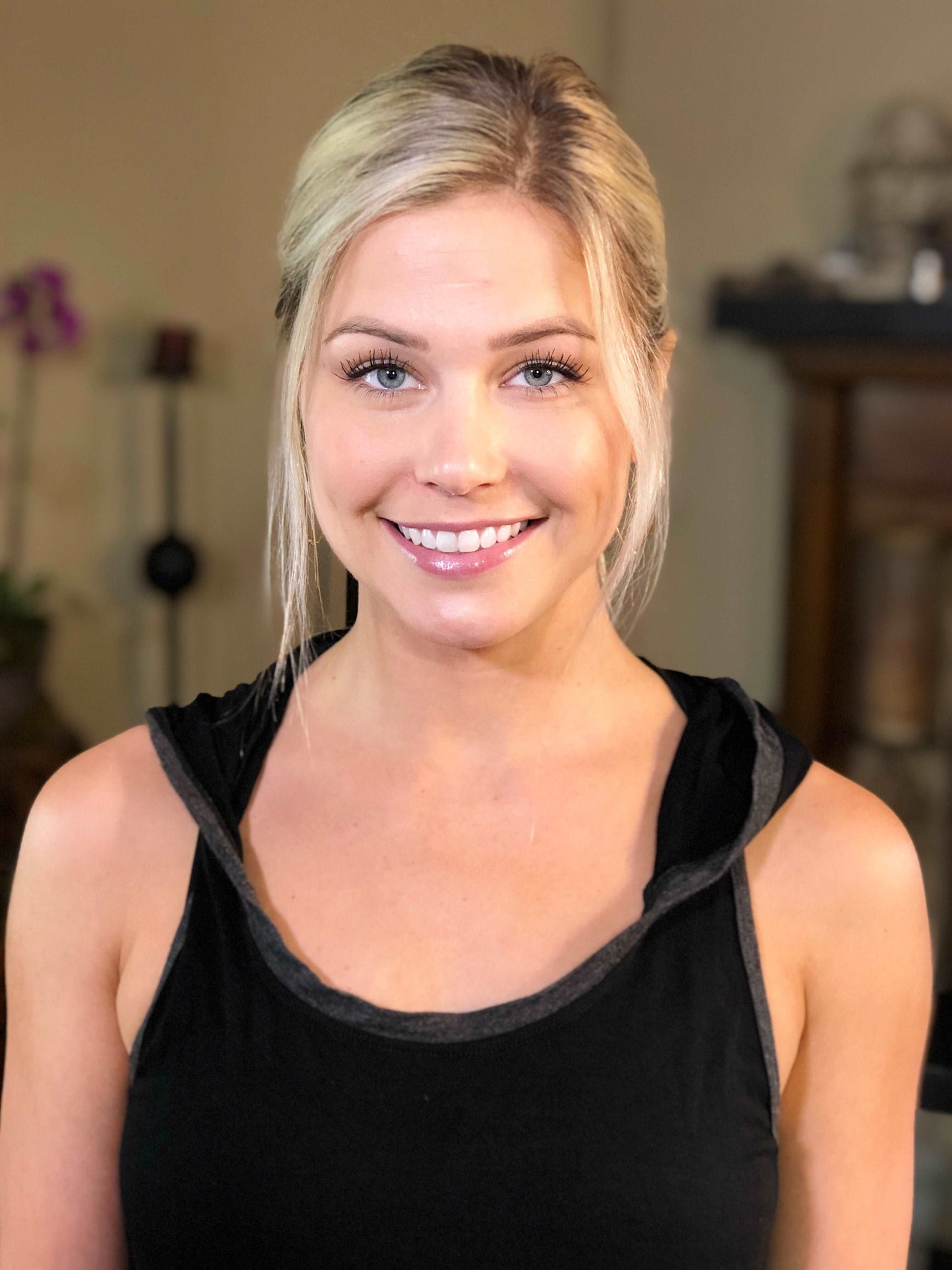 Hoodie Eco-tank with ponytail