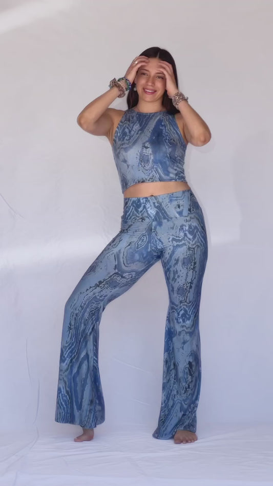 Blue Moonstone Bell Bottoms