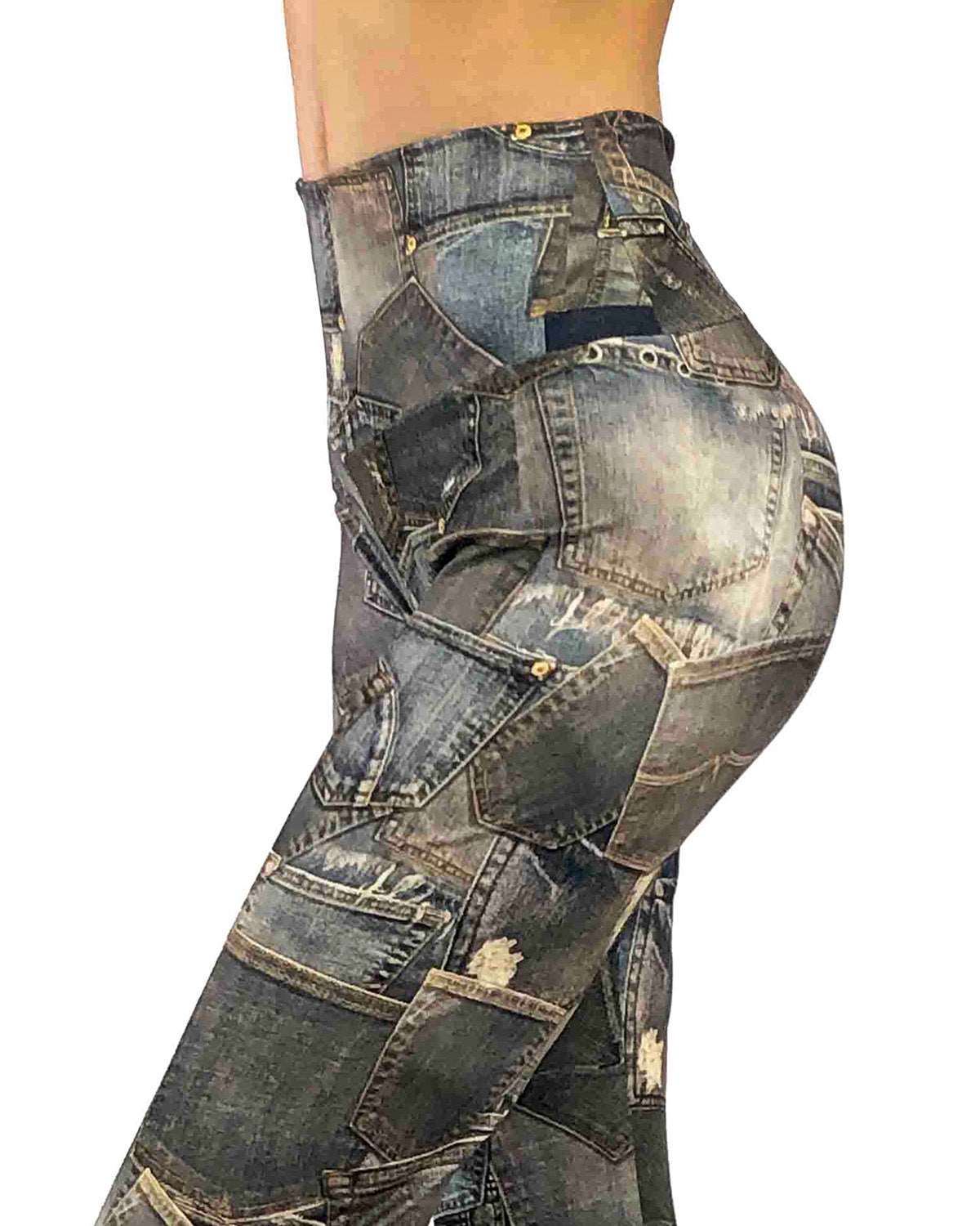 Denim Daisies Bell Bottom