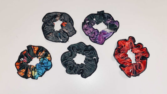 "Variety pack" Set of 5 Eco-Scrunchies