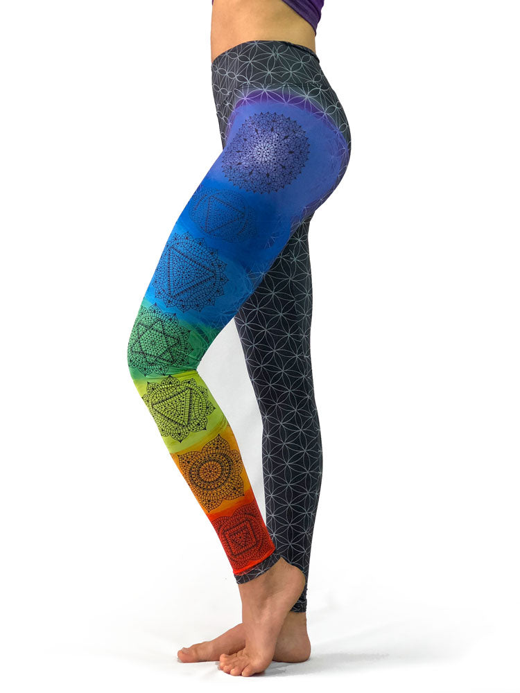 Yoganastix Eco-friendly A Rose By Any Other Name Leggings