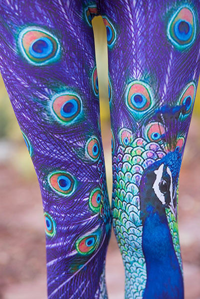 Peacock Leggings Eco-Leggings