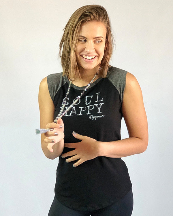 “Soul Happy” Eco-Raglan Tank