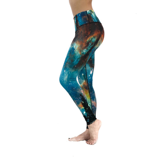 Aurora Borealis  REVERSIBLE Leggings