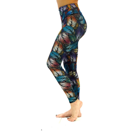 Falling Leaves Eco-Leggings - REVERSIBLE