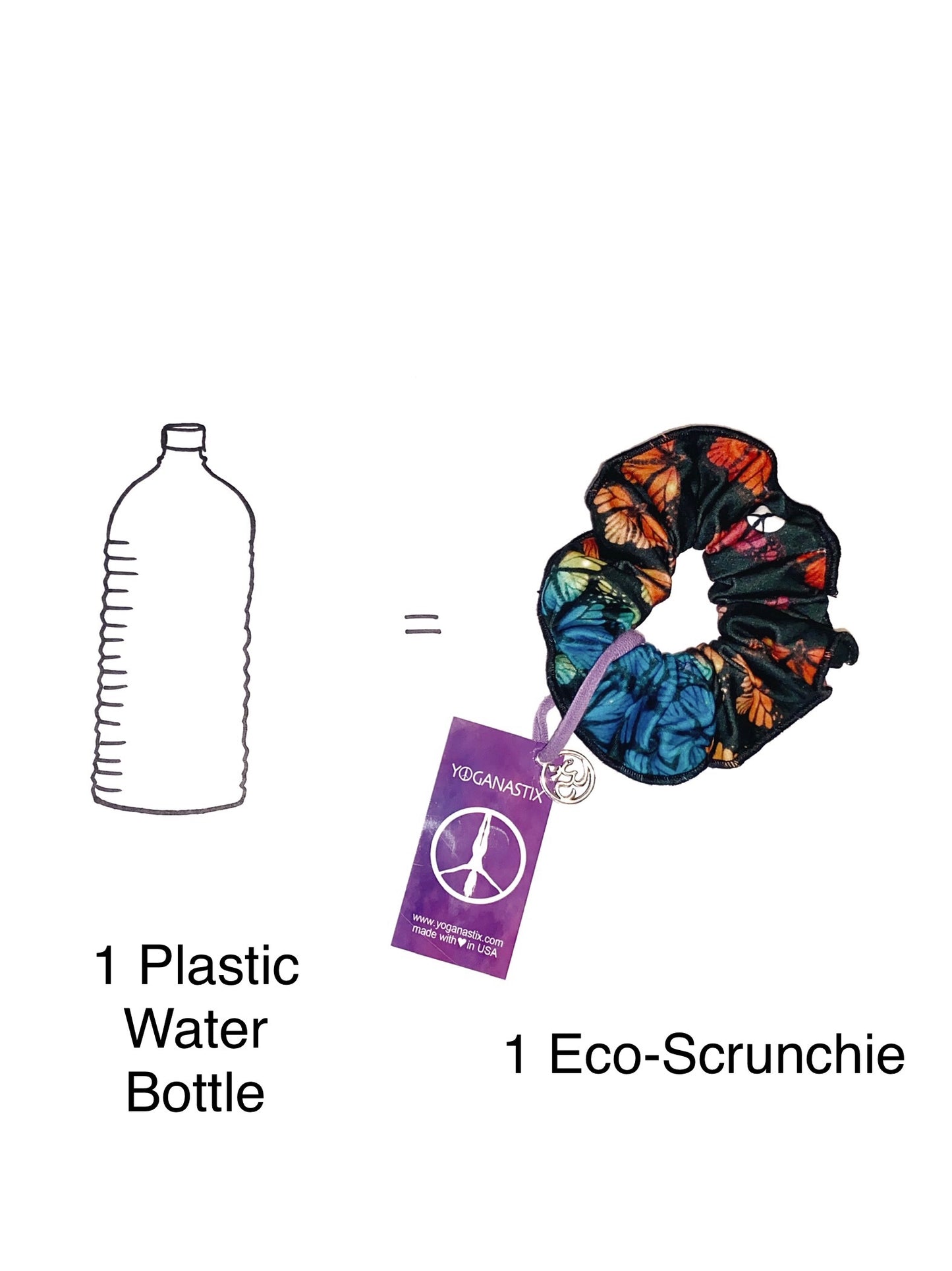 "Variety pack" Set of 5 Eco-Scrunchies