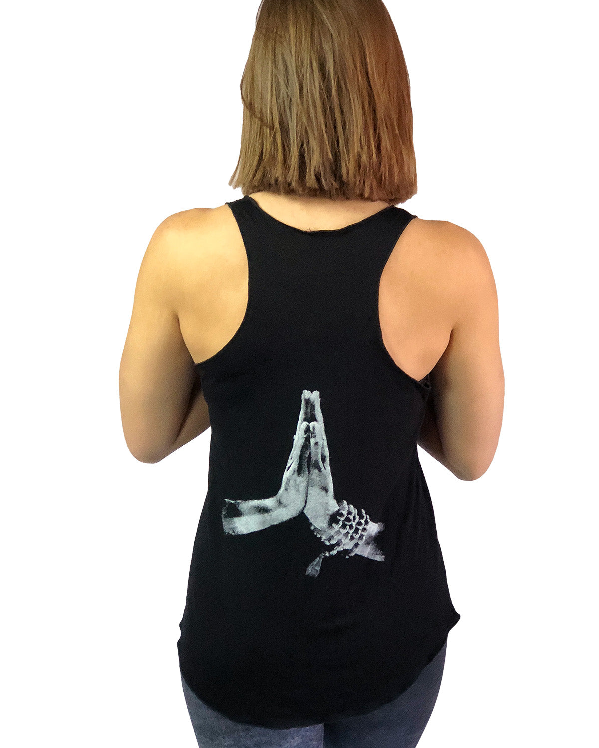 Namaste Reverse Prayer Hands Boyfriend Eco-tank