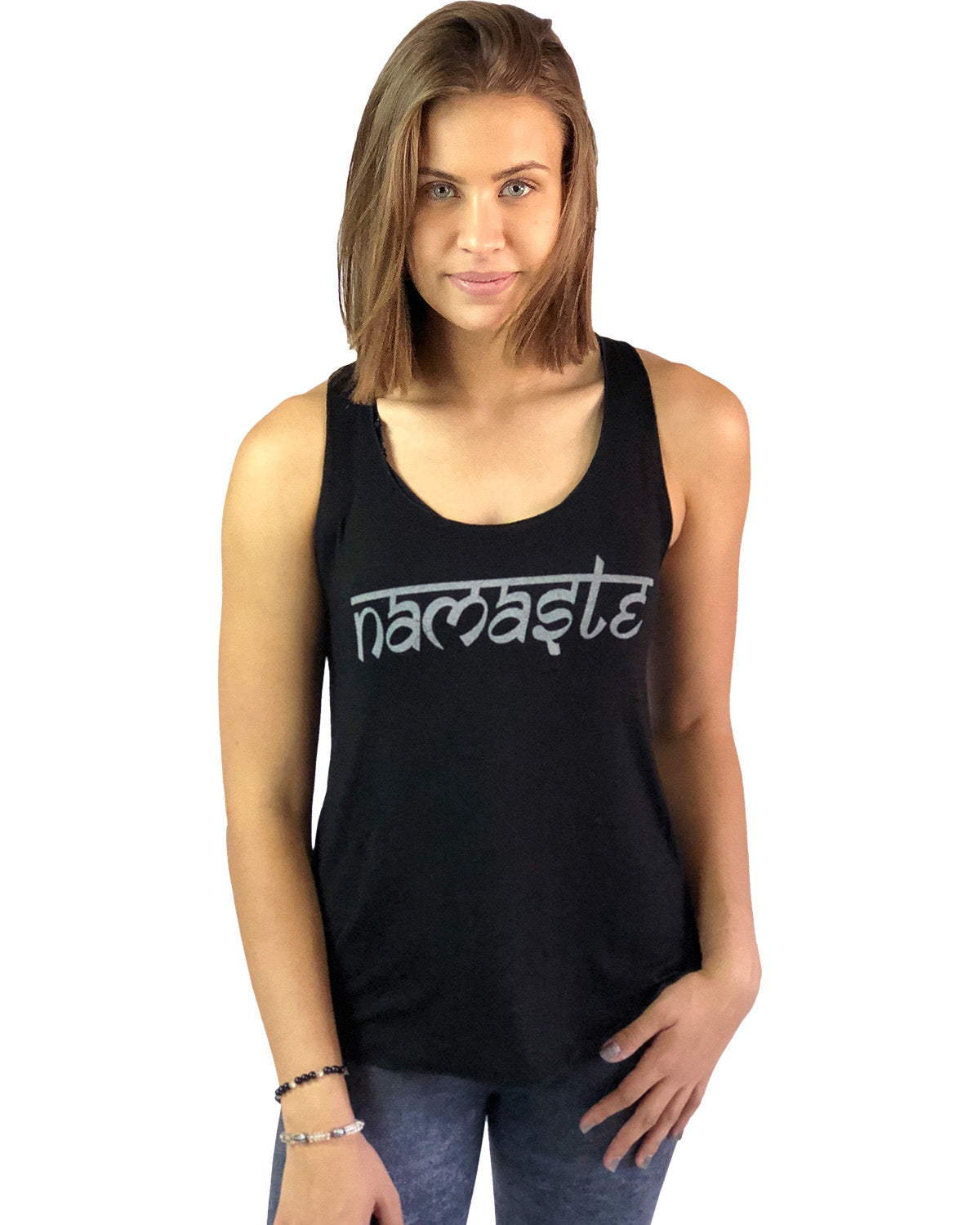 Namaste Reverse Prayer Hands Boyfriend Eco-tank