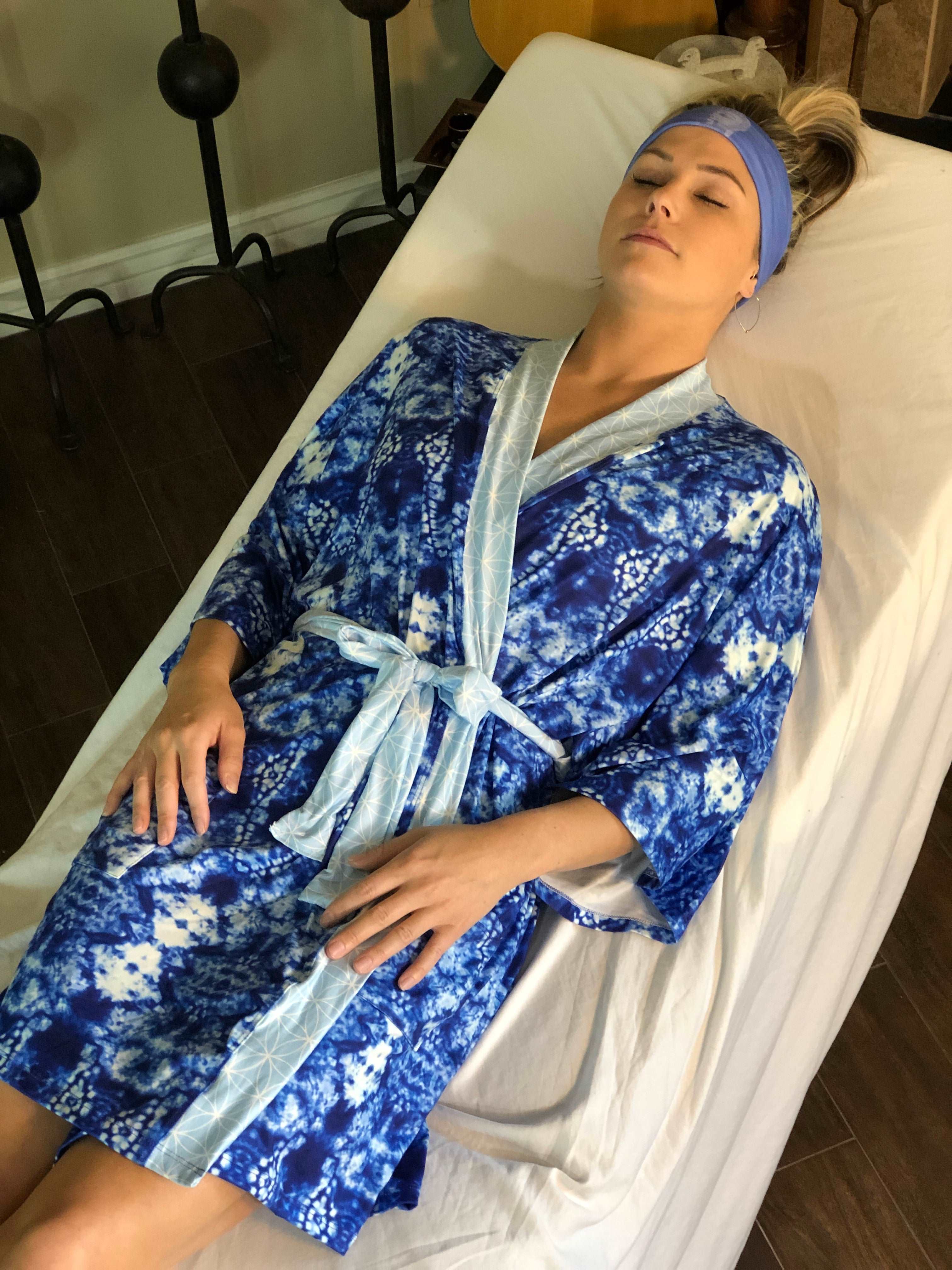 【50％OFF】 Chakra Yoganastix Ocean Robe Kimono 着物・浴衣